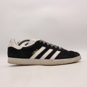 adidas gazelle black white men's us size 12 athletic comfort sneakers bb5476
