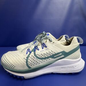 nike react pegasus trail 4 shoes mens 11(m) light silver running shoes