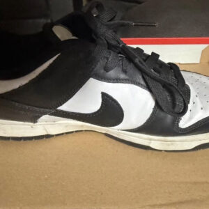 nike dunk low retro men’s sneakers black/white dd1391 100