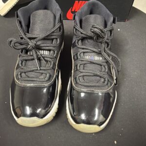 jordan air jordan 11 retro space jam high top sneaker black white concord