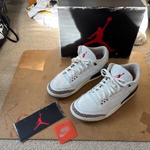 2023 air jordan 3 retro white cement reimagined, 11.5m/13.5w