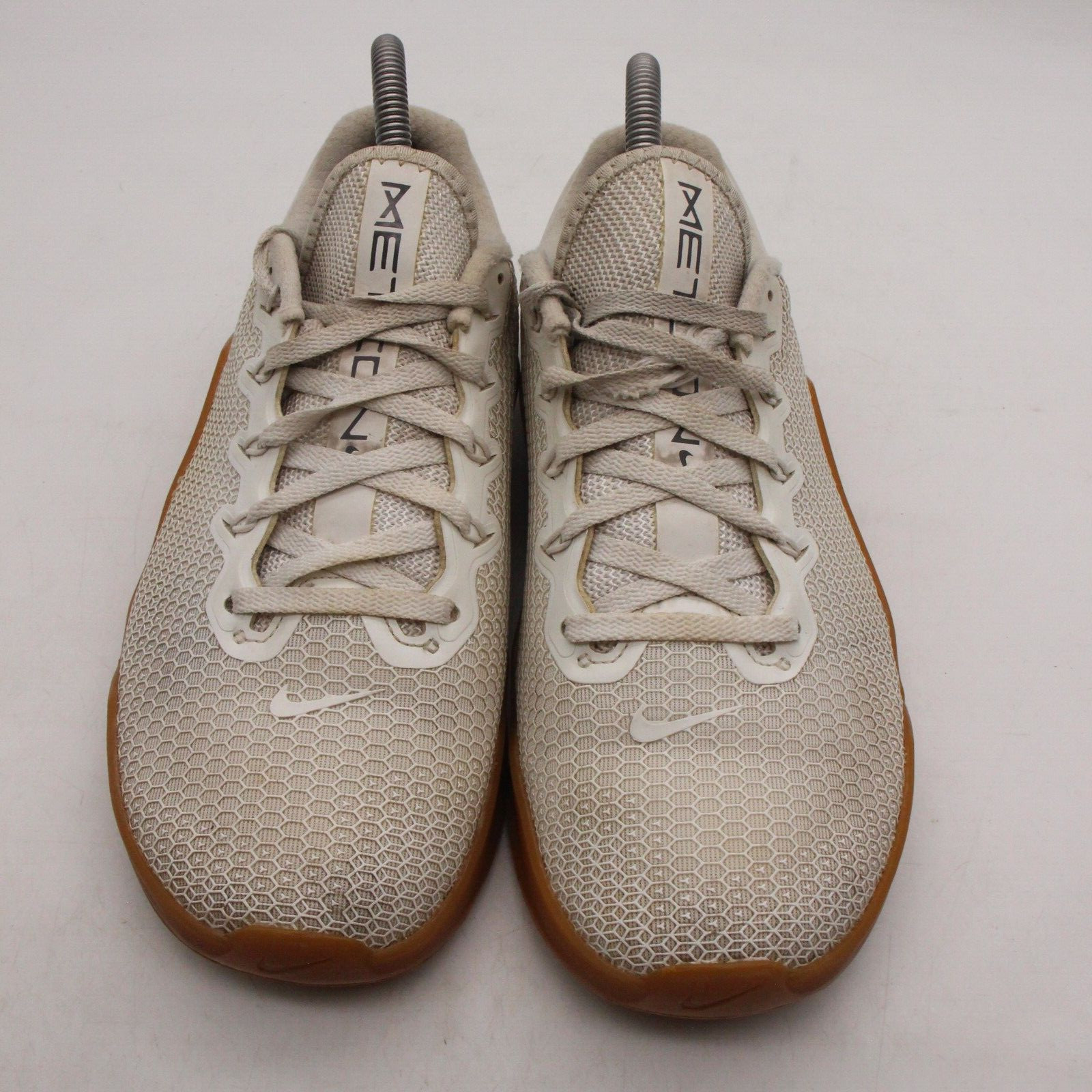 nike metcon 5 men's 6.5 white brown training shoes running athletic sneakers nike metcon 5 men's 6.5 white brown training shoes running athletic sneakers
