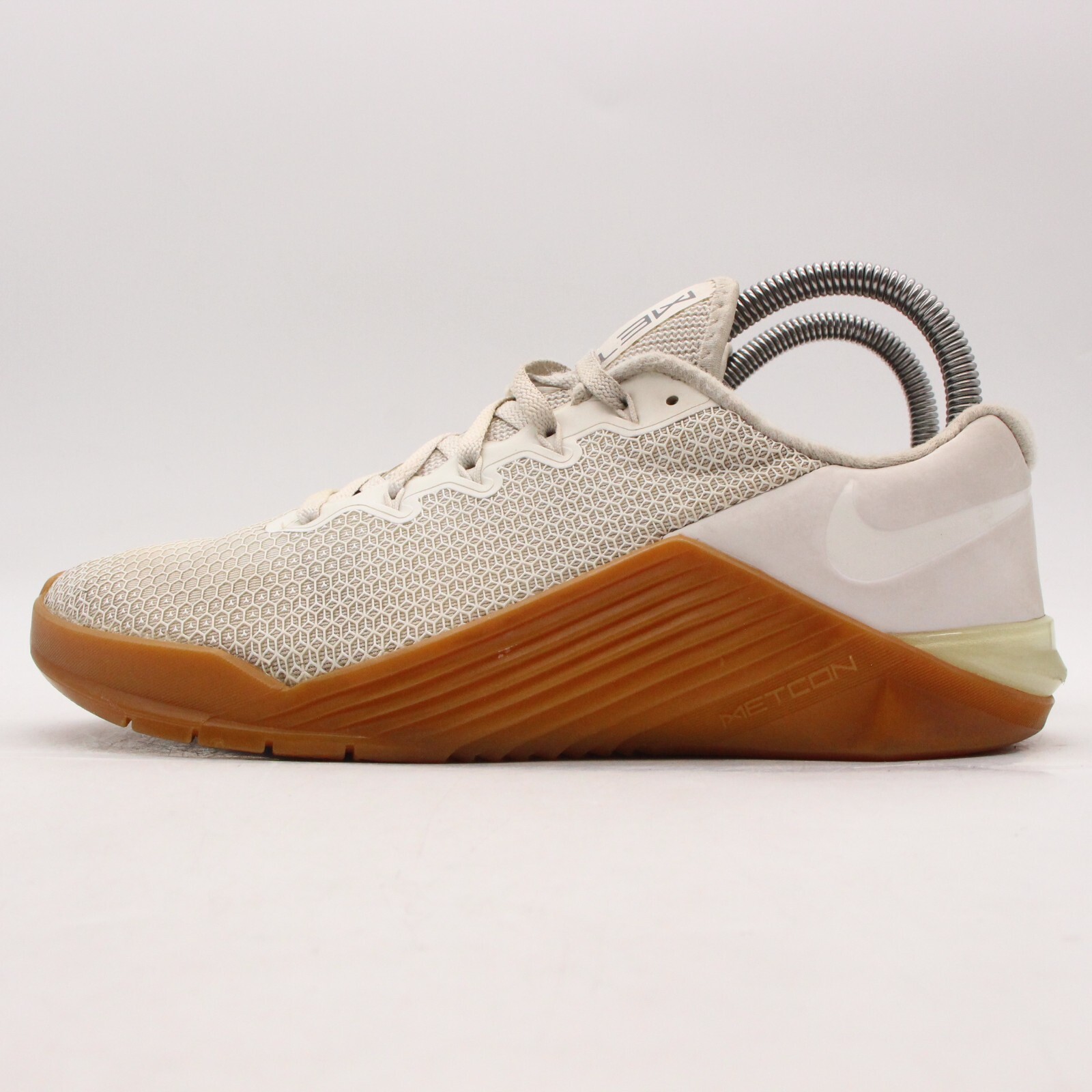 nike metcon 5 men's 6.5 white brown training shoes running athletic sneakers nike metcon 5 men's 6.5 white brown training shoes running athletic sneakers