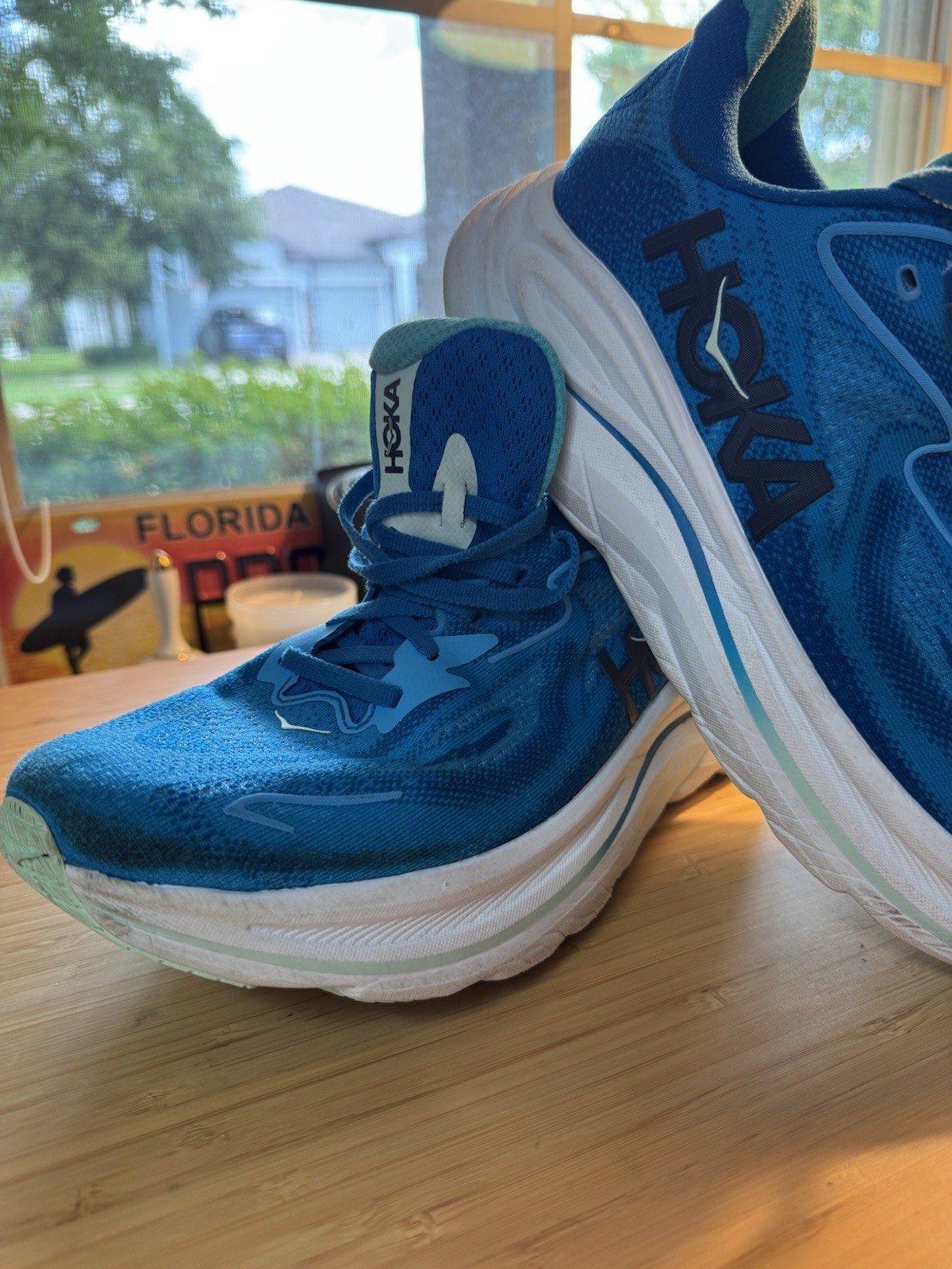 hoka clifton 10 running shoes blue men’s size 10d / eu 44 athletic sneakers hoka clifton 10 running shoes blue men’s size 10d / eu 44 athletic sneakers