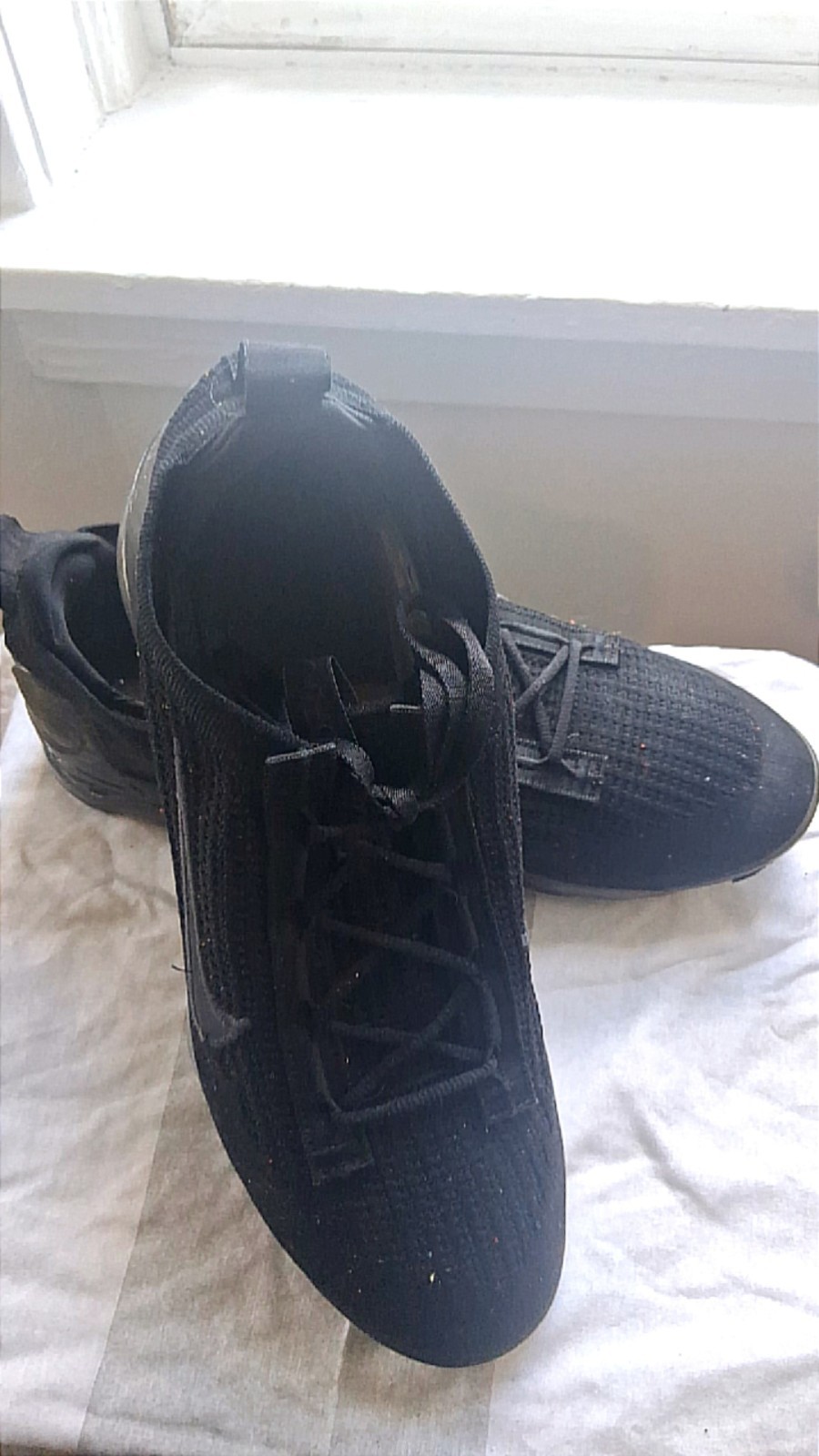 men’s size 11 air vapormax 2021 flyknit triple black sneakers speckle free ship men’s size 11 air vapormax 2021 flyknit triple black sneakers speckle free ship