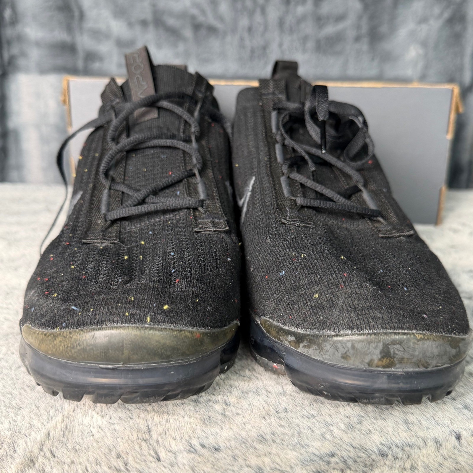 nike air vapormax 2021 fk triple black anthracite dh4084 001 men 13 running shoe nike air vapormax 2021 fk triple black anthracite dh4084 001 men 13 running shoe