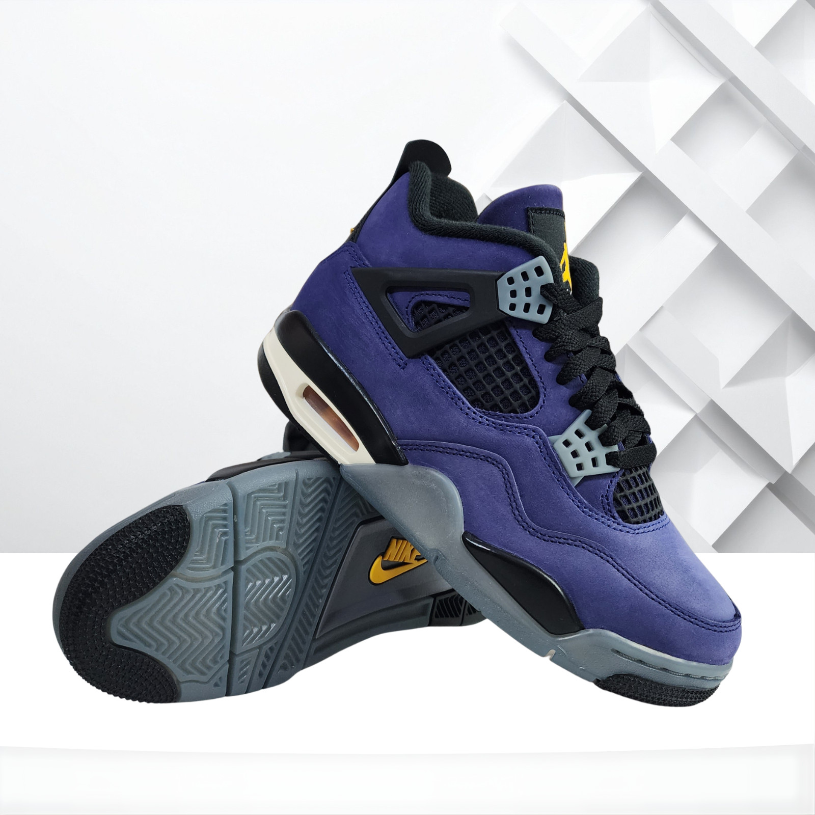 nike air jordan 4 retro imperial purple lakers lakeshow fv5029 500 men 4.5 wmn 6 nike air jordan 4 retro imperial purple lakers lakeshow fv5029 500 men 4.5 wmn 6