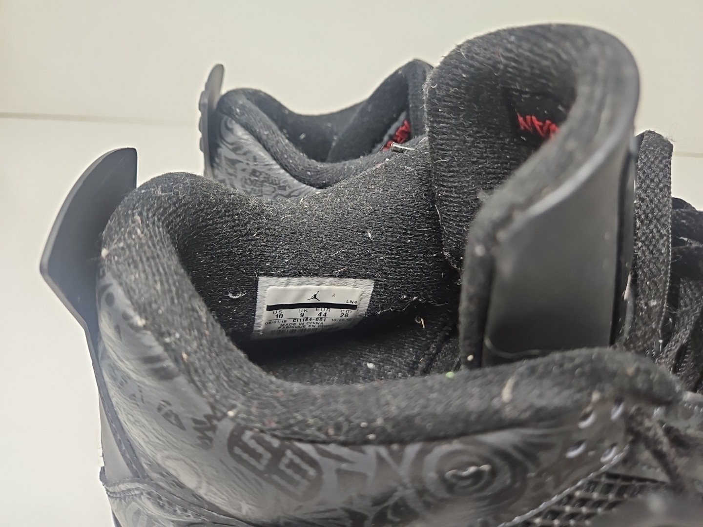 air jordan 4 se “black laser” / “black laser gum” size 10 men air jordan 4 se “black laser” / “black laser gum” size 10 men