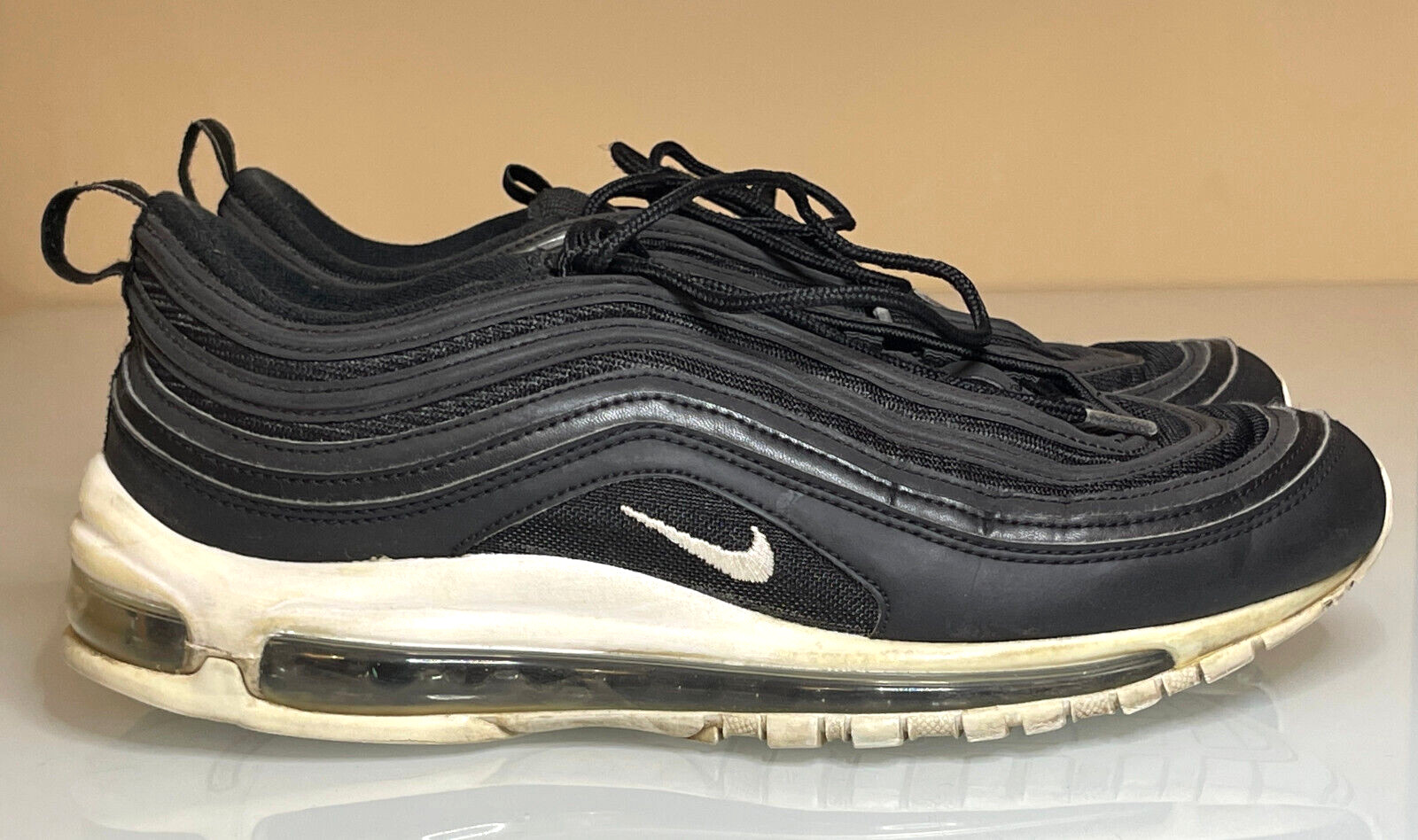 nike air max 97 black white oreo panda 921826 001 men's 10 retro running nike air max 97 black white oreo panda 921826 001 men's 10 retro running