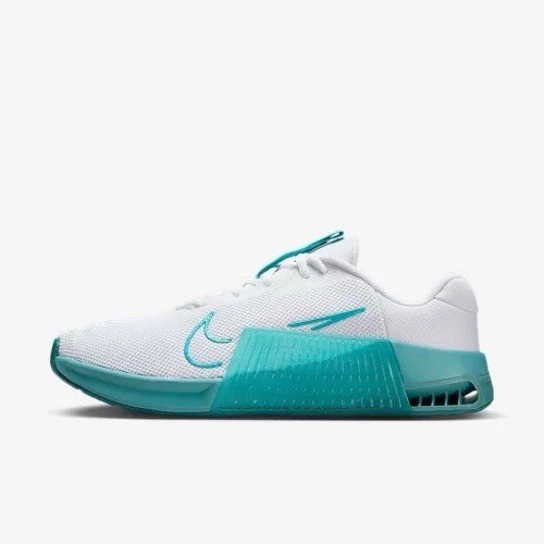 men nike metcon 9 training shoes sneakers white/turquoise dz2617 105 men nike metcon 9 training shoes sneakers white/turquoise dz2617 105