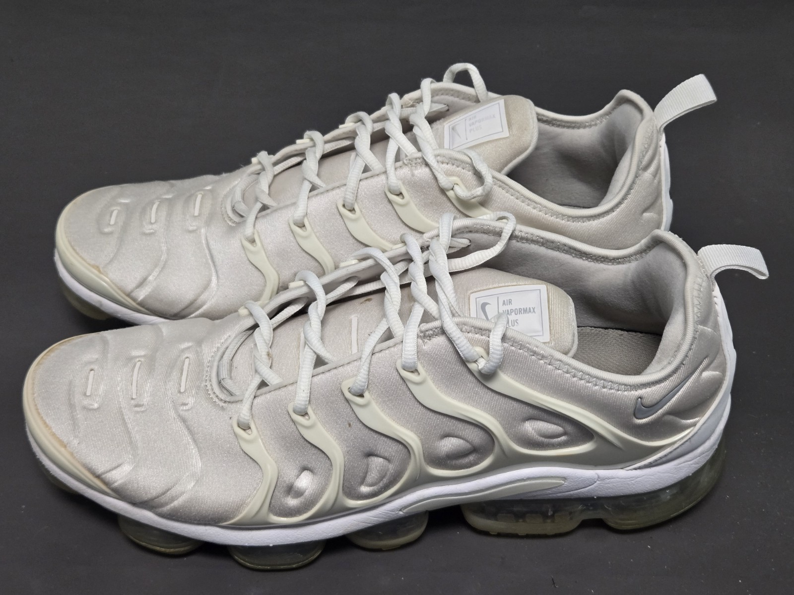 nike air vapormax plus white mens size 13 924453 100 athletic running sneakers nike air vapormax plus white mens size 13 924453 100 athletic running sneakers