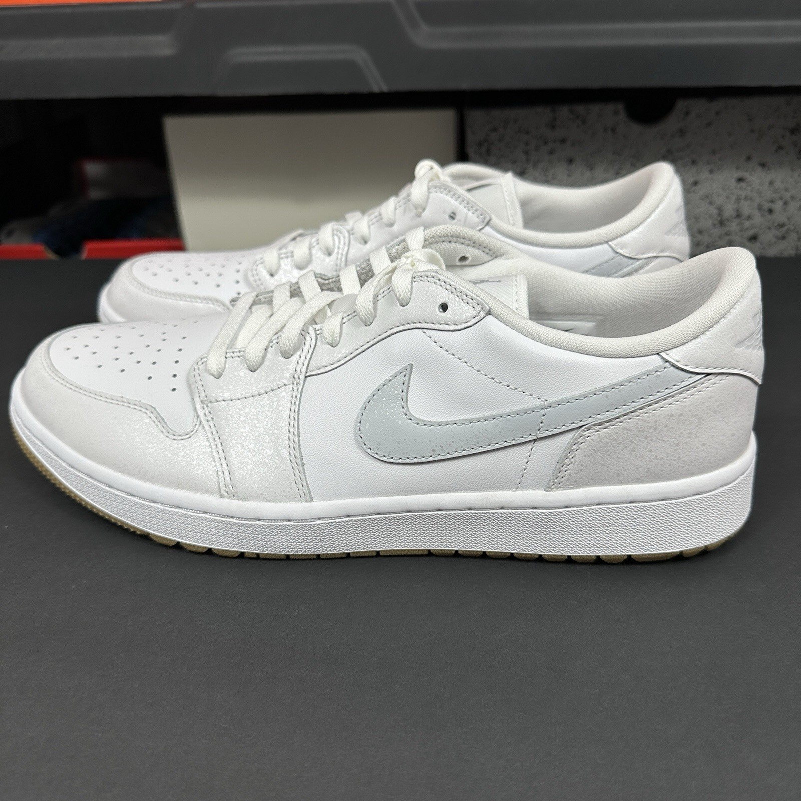 nike air jordan 1 low golf shoes white gum dd9315 111 size 12 nike air jordan 1 low golf shoes white gum dd9315 111 size 12
