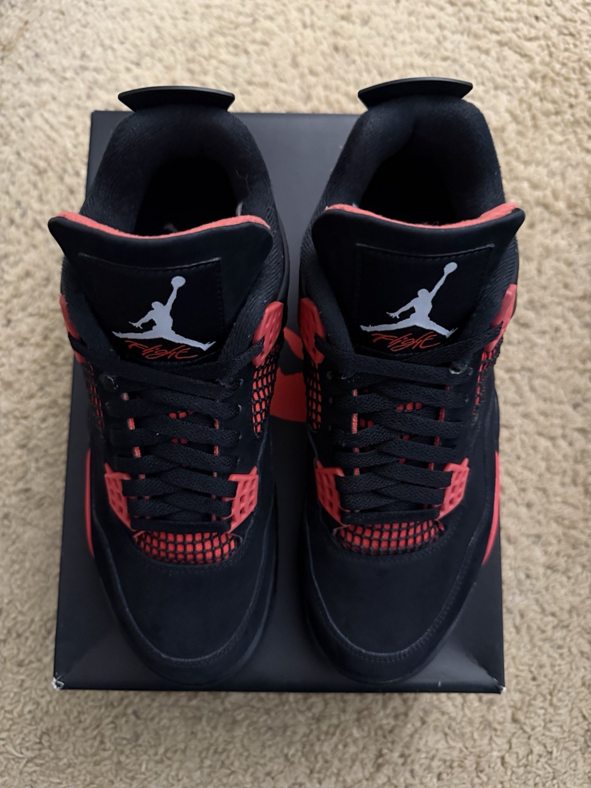 size 8.5 air jordan 4 retro mid red thunder size 8.5 air jordan 4 retro mid red thunder
