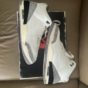 air jordan 3 retro "white cement reimagined" 2023 size 10.5 dn3707 100 (1 ..