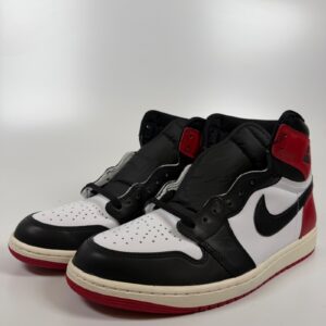 jordan 1 retro high og black toe reimagined white red black dz5485 106 mens 12