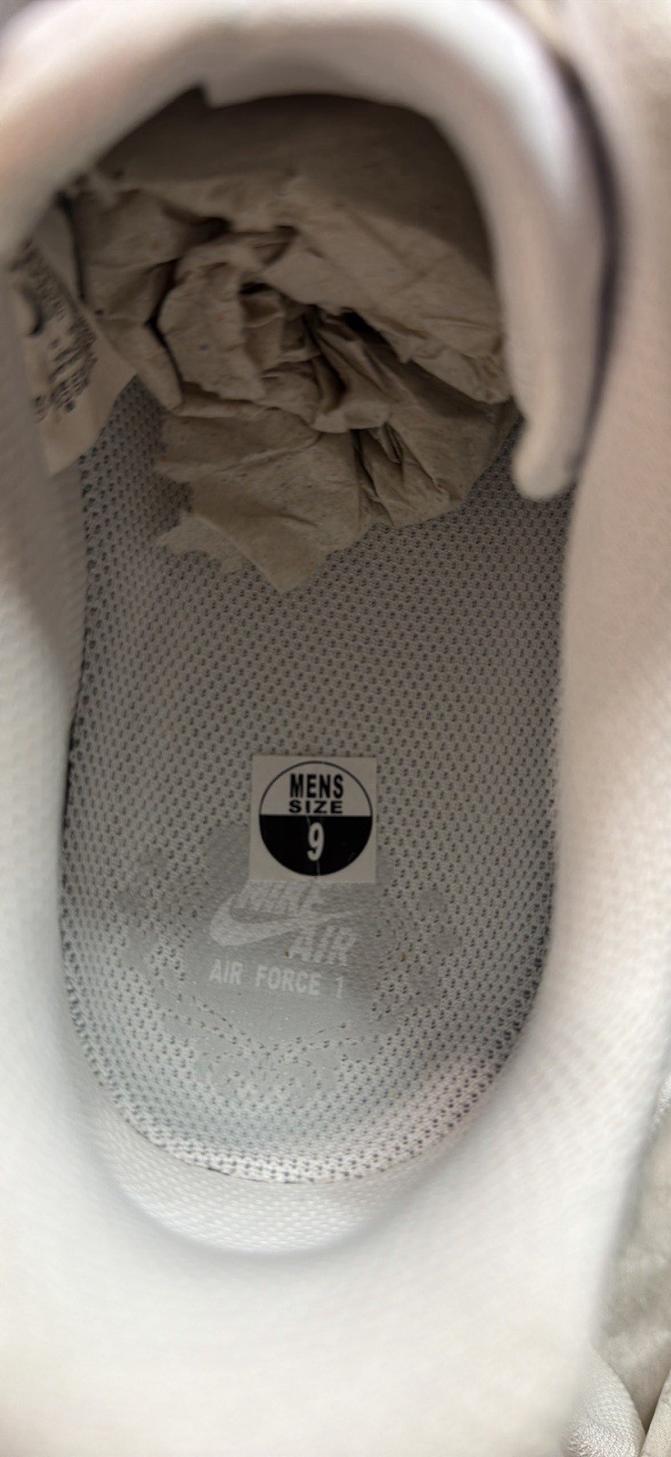 new ~ nike air force 1 'triple white' mens size 9 cw2288 111 new ~ nike air force 1 'triple white' mens size 9 cw2288 111