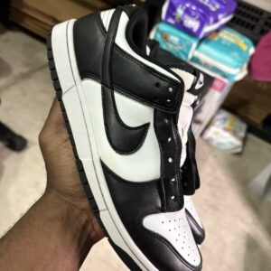 nike dunk low panda men's black white athletic sneaker dd1391 100 no box/laces