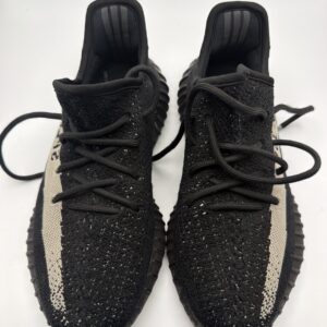 adidas yeezy boost 350 v2 oreo black white sneakers mens us 6 pre owned