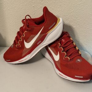 nike air zoom pegasus 41 49ers fz5070 600 running shoes new no box sz 12