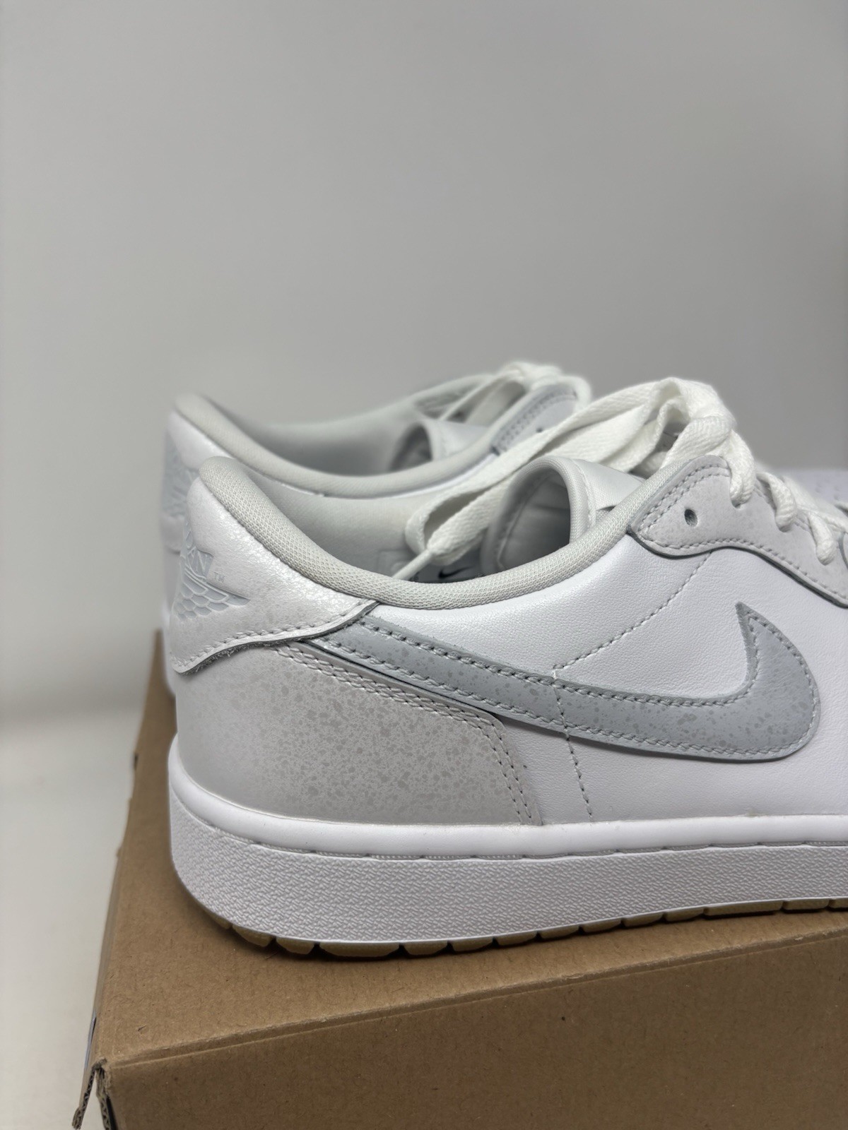 nike air jordan 1 low golf shoes spikeless white gum dd9315 111 men's size nike air jordan 1 low golf shoes spikeless white gum dd9315 111 men's size