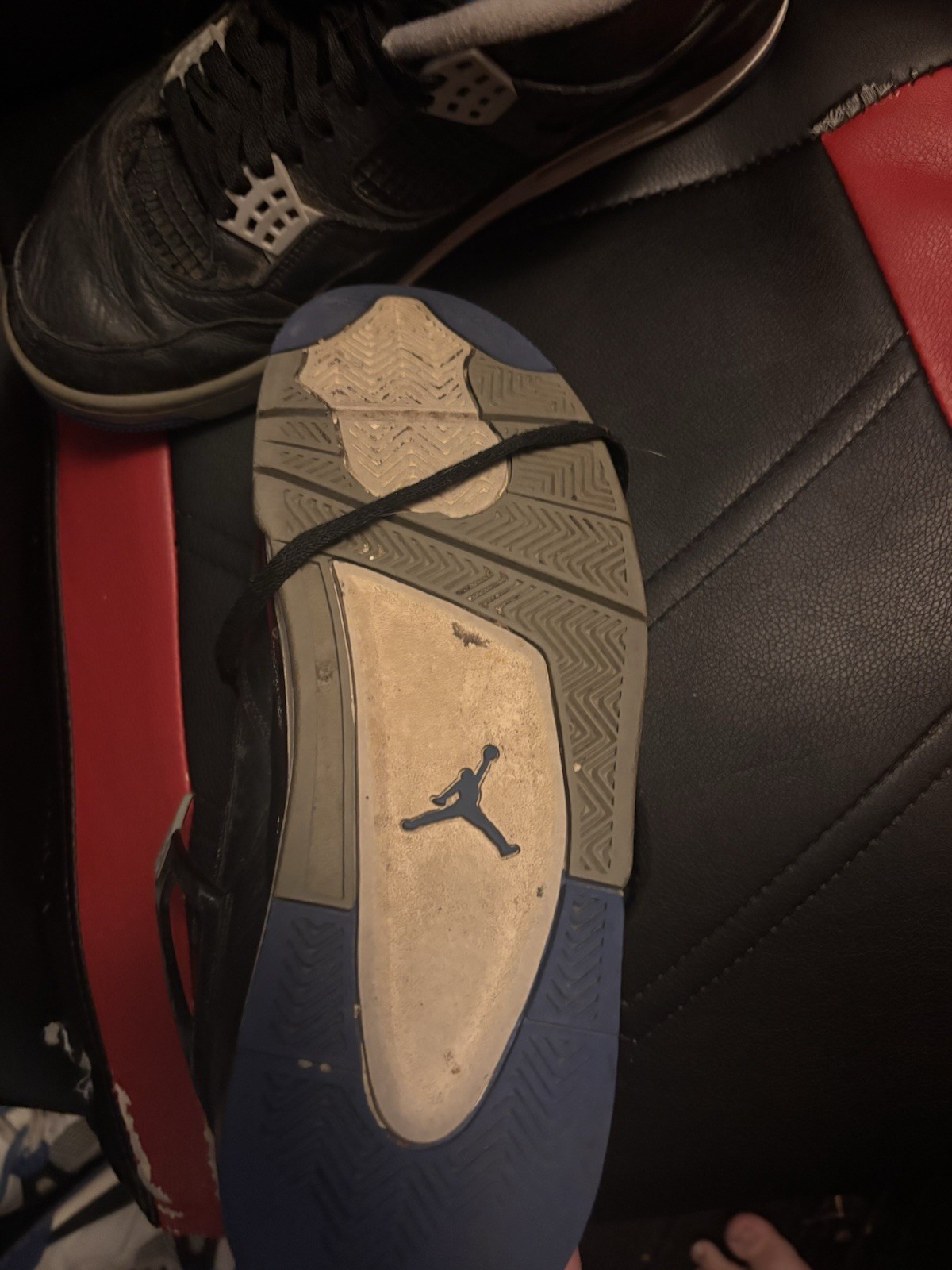 nike air jordan 4 retro motorsport alternate size 11 bad condition with box nike air jordan 4 retro motorsport alternate size 11 bad condition with box