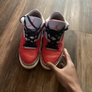 jordan air jordan 3 retro se unite ck5692 600 red black mid top men's sneaker