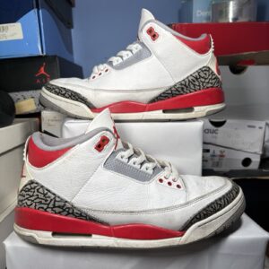 size 10.5 jordan 3 retro mid fire red