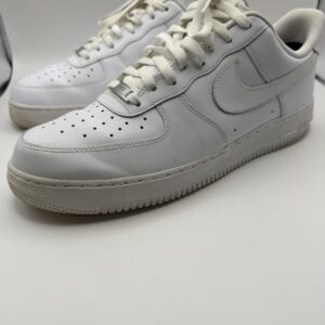 size 11.5 nike air force 1 '07 low triple white