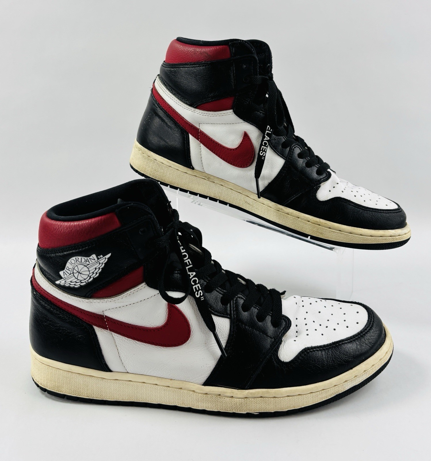 nike air jordan retro 1 high og black gym red sail 555088 061 size 12 nike air jordan retro 1 high og black gym red sail 555088 061 size 12