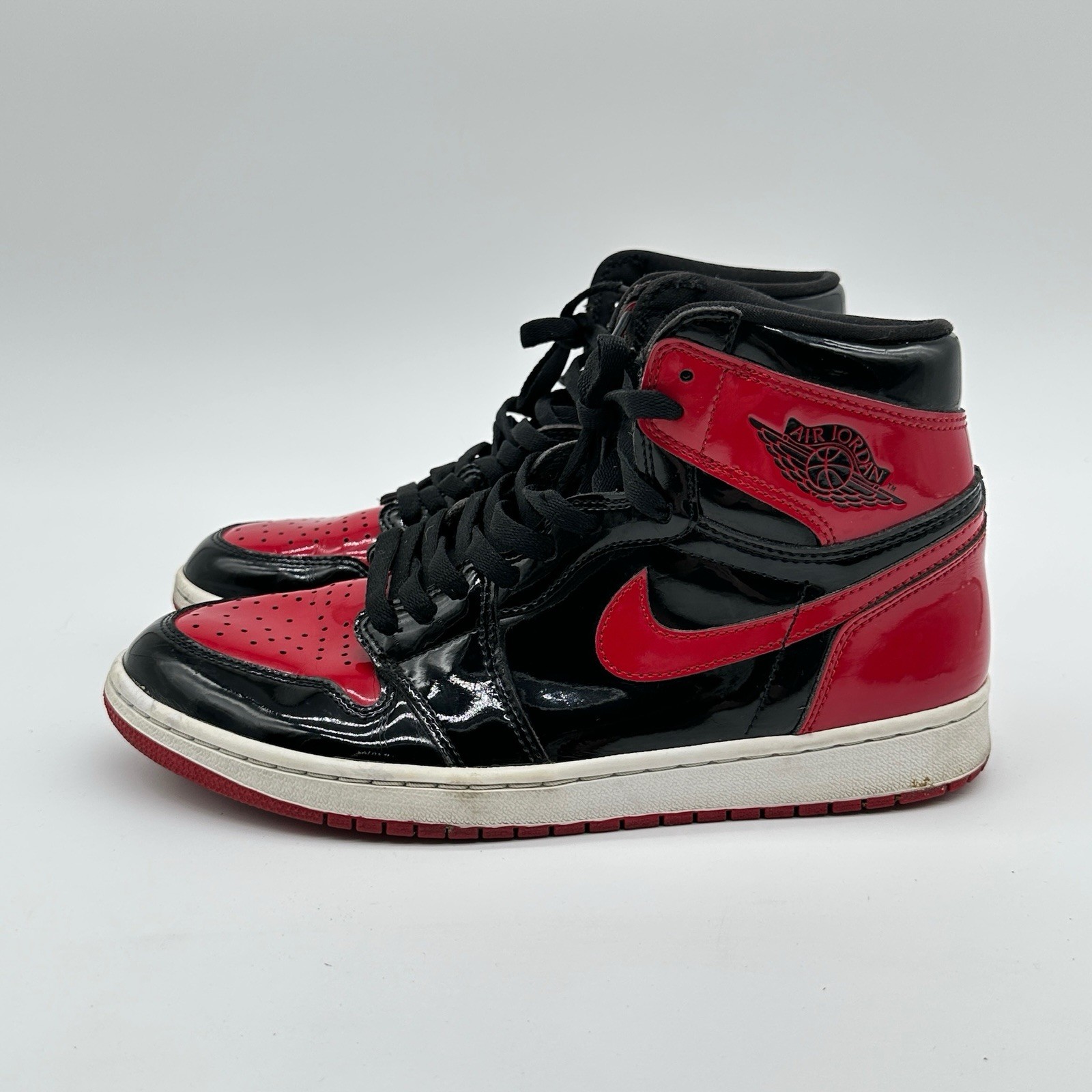 air jordan 1 retro high og patent bred 555088 063 sneakers red sz 9.5 nike air jordan 1 retro high og patent bred 555088 063 sneakers red sz 9.5 nike