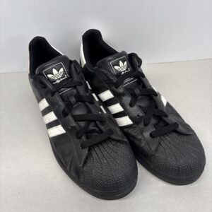 adidas superstar men’s size 13 black / white pci 789002 shell toe sneakers shoes