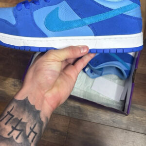nike sb dunk low pro fruity pack blue raspberry dm0807 400 racer blue sneaker