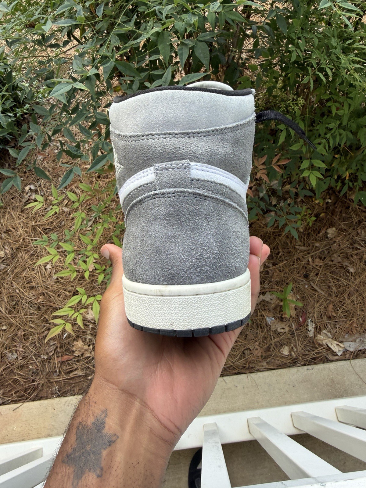 size 9 air jordan 1 retro og high washed black clean size 9 air jordan 1 retro og high washed black clean
