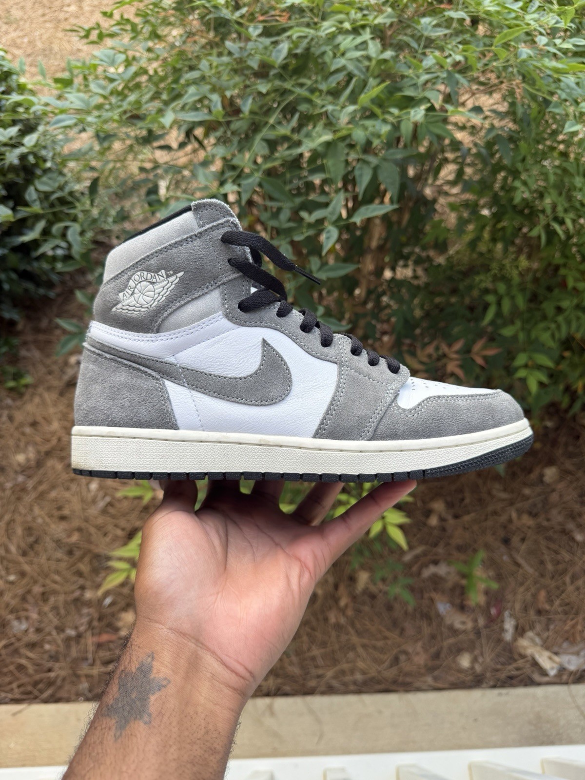 size 9 air jordan 1 retro og high washed black clean size 9 air jordan 1 retro og high washed black clean