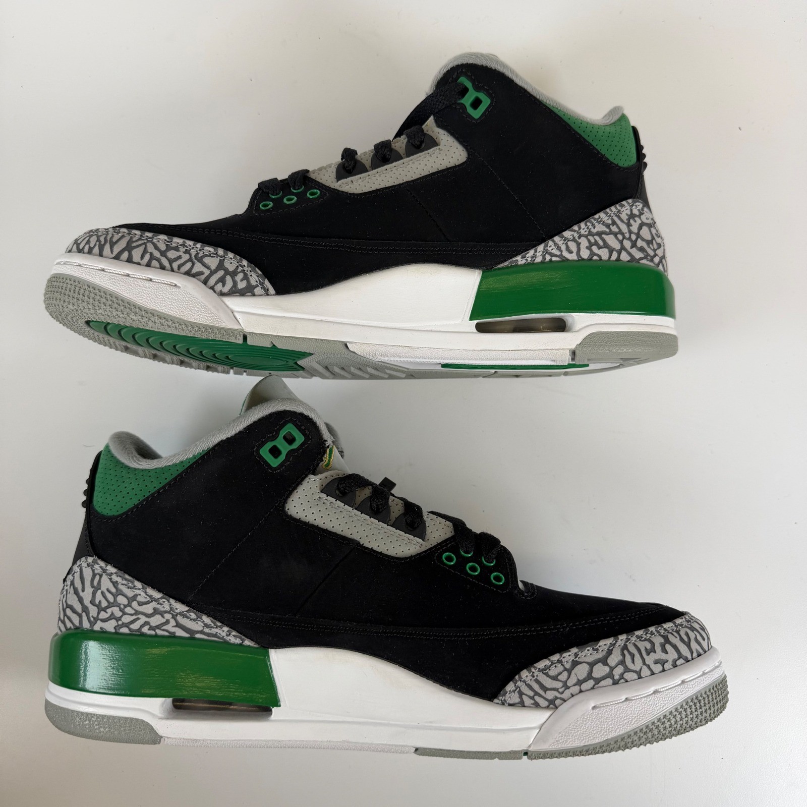 air jordan 3 retro pine green black silver white ct8532 030 mens sz 8.5 sneaker air jordan 3 retro pine green black silver white ct8532 030 mens sz 8.5 sneaker