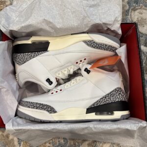jordan 3 white cement reimagined men’s size 10