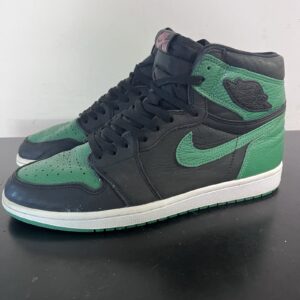 nike air jordan 1 retro shoes mens size 10.5 high pine green 2.0 sneakers