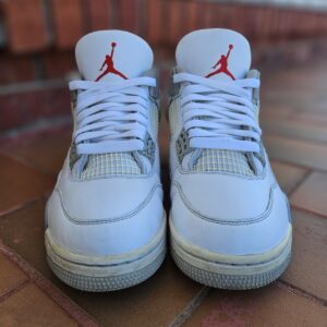 air jordan 4 retro white oreo size 8.5 mens