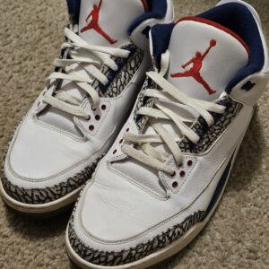 jordan air jordan 3 retro og true blue 854262 106 white blue