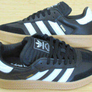 adidas men's samba xlg sneakers core black cloud white gum size 10.5 nib ie1379