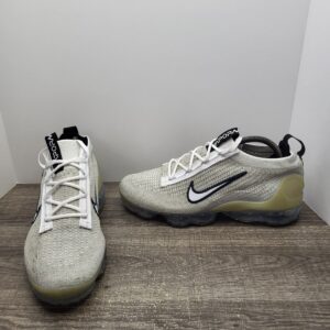 nike air vapormax 2021 flyknit dh4084 100 men's size 10 grey running shoes