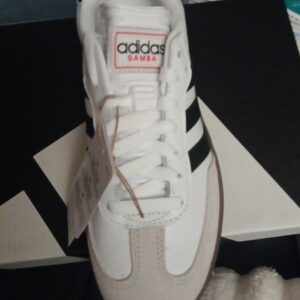 adidas samba og men's low top white black gum leather sneakers b75806