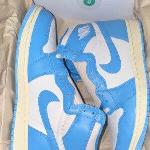 jordan air jordan 1 retro high og dark powder blue/sail high top 2025 dz5485 402