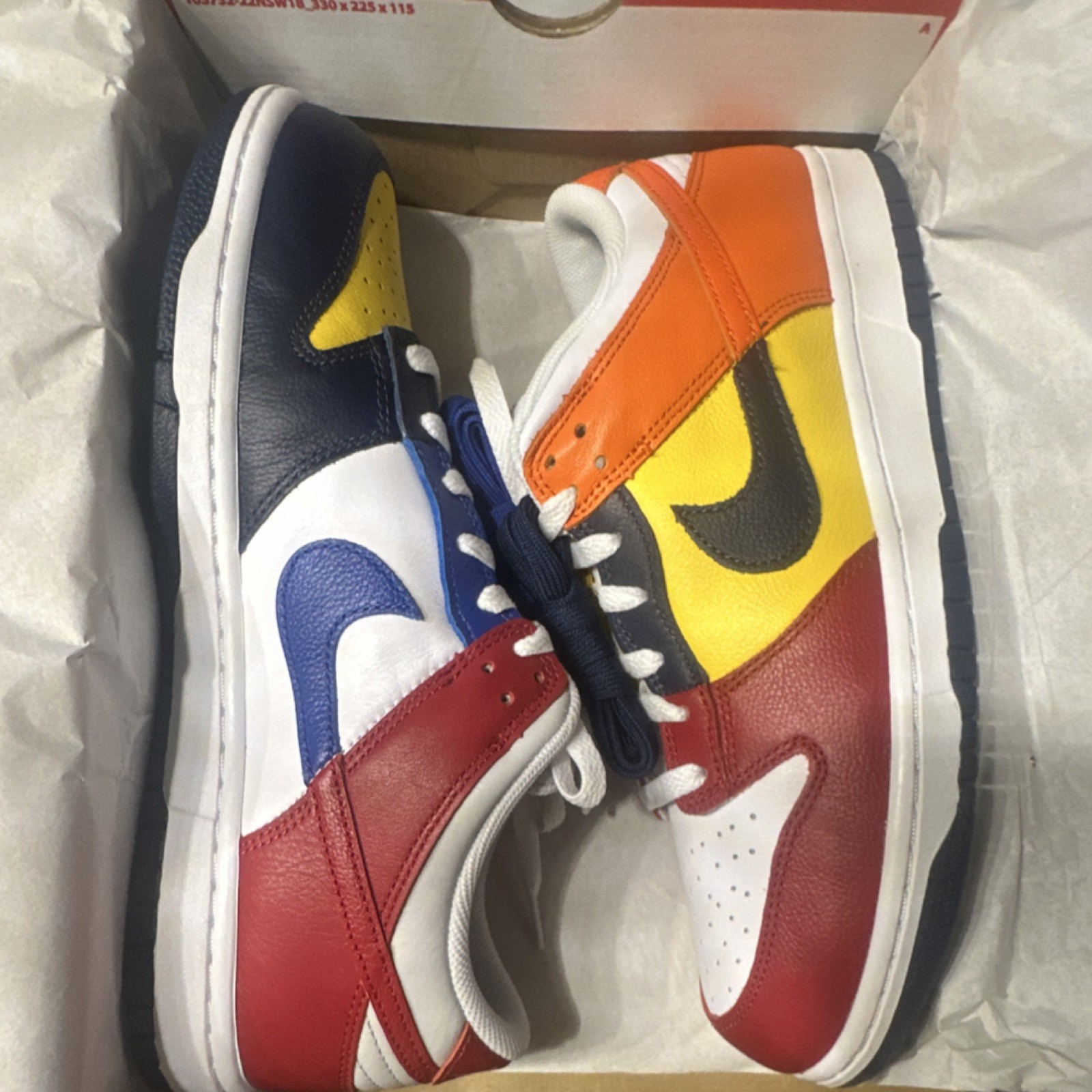nike dunk low jp qs what the 2024 midnight navy maize red ib2051 400 sneaker nike dunk low jp qs what the 2024 midnight navy maize red ib2051 400 sneaker