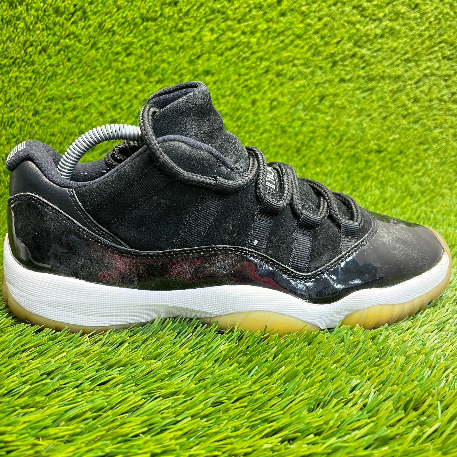 nike air jordan 11 retro low barons mens size 8.5 black casual shoes sneakers nike air jordan 11 retro low barons mens size 8.5 black casual shoes sneakers