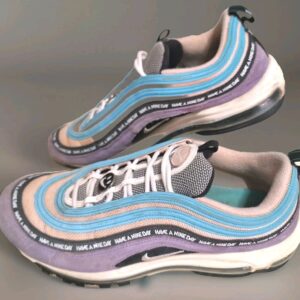 nike air max 97 have a nike day sneakers men's size 13 purple teal suede