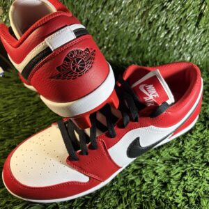 nike air jordan 1 retro mcs low 'chicago' baseball cleats cj8524 611 size 12