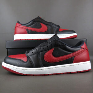 nike shoes 2026 air jordan 1 low og banned bred black red white sz 12 mens