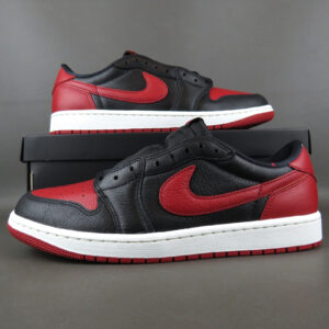 nike shoes 2026 air jordan 1 low og banned bred black red white sz 10 mens