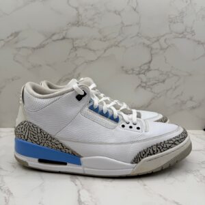 jordan 3 retro unc white valor blue ct8532 104 mismatched sizes 12 and 13 mens